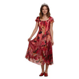 Widow‘s Bay Patricia Women Red Dress Cosplay Costume Halloween Carnival Party Suit
