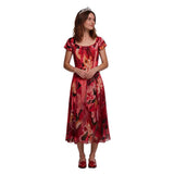 Widow‘s Bay Patricia Women Red Dress Cosplay Costume Halloween Carnival Party Suit
