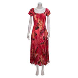Widow‘s Bay Patricia Women Red Dress Cosplay Costume Halloween Carnival Party Suit
