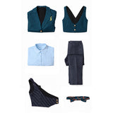 Wiked Boq Green Suit Cosplay Costume Halloween Carnival Party Suit