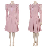 Glinda Cosplay Costume Female Pink Dres Halloween Carnival Suit