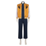 WIND BREAKER Costume Jo Togame Cosplay Yellow Outfit  For Adult Man Halloween Carnival Suit
