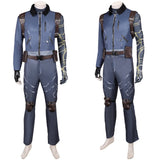 Winter Soldier Cosplay Blue Outfit Costume For Adult Man Halloween Carnival Suit