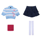 Winx Club Bloom Cosplay Blue Costume Halloween Carnival Party Suit