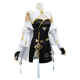 Wuthering Waves Baizhi Black White Dress Pro Cosplay Costume Halloween Carnival Party Suit