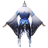Wuthering Waves Yangyang Xuanling Women Blue Outfit Cosplay Costume Halloween Carnival Party Suit
