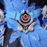 Wuthering Waves Yangyang Xuanling Women Blue Outfit Cosplay Costume Halloween Carnival Party Suit