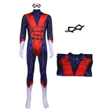 X-Men '97 Kurt Wagner Red Bodysuit Cosplay Costume Halloween Carnival Party Suit