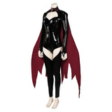 X-Men '97 Madelyne Pryor Black Jumpsuit  Cosplay Costume Outfits Halloween Carnival Suit  