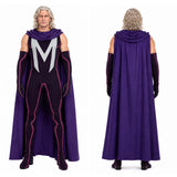 X-Men '97 Magneto Purple Jumpsuit Cosplay Costume Halloween Carnival Party Suit