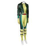 X-Men '97 Rogue Yellow Jumpsuit Cosplay Costume Outfits Halloween Carnival Suit