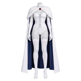 X-Men '97 White Queen Emma Frost Women White Outfit Cosplay Costume Halloween Carnival Party Suit