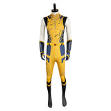 X-Men '97 Wolverine Yellow Jumpsuit Sleeveless Version Cosplay Costume Outfits Halloween Carnival Suit
