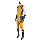 X-Men '97 Wolverine Yellow Jumpsuit Sleeveless Version Cosplay Costume Outfits Halloween Carnival Suit
