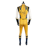 X-Men '97 Wolverine Yellow Jumpsuit Sleeveless Version Cosplay Costume Outfits Halloween Carnival Suit