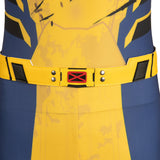 X-Men '97 Wolverine Yellow Jumpsuit Sleeveless Version Cosplay Costume Outfits Halloween Carnival Suit