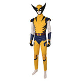 X-Men '97 Wolverine Yellow Suit Full Set Cosplay Costume Outfits Halloween Carnival Suit