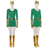 X-Men ‘97 Jean Women Green Outfit Cosplay Costume Halloween Carnival Party Suit