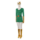 X-Men ‘97 Jean Women Green Outfit Cosplay Costume Halloween Carnival Party Suit