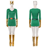 X-Men ‘97 Jean Women Green Outfit Cosplay Costume Halloween Carnival Party Suit