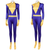 X-Men ‘97 Polaris Women Blue Jumpsuit Cosplay Costume Halloween Carnival Party Suit