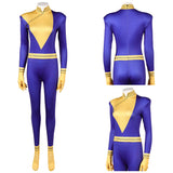 X-Men ‘97 Polaris Women Blue Jumpsuit Cosplay Costume Halloween Carnival Party Suit