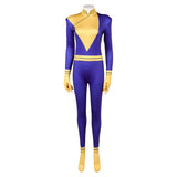 X-Men ‘97 Polaris Women Blue Jumpsuit Cosplay Costume Halloween Carnival Party Suit