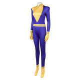 X-Men ‘97 Polaris Women Blue Jumpsuit Cosplay Costume Halloween Carnival Party Suit