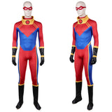 X-Men ‘97 Sunspot Red Jumpsuit Cosplay Costume Halloween Carnival Party Suit