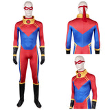 X-Men ‘97 Sunspot Red Jumpsuit Cosplay Costume Halloween Carnival Party Suit