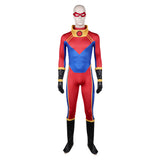 X-Men ‘97 Sunspot Red Jumpsuit Cosplay Costume Halloween Carnival Party Suit