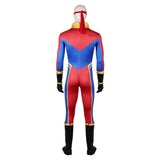 X-Men ‘97 Sunspot Red Jumpsuit Cosplay Costume Halloween Carnival Party Suit