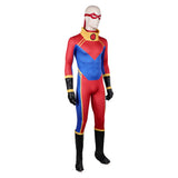 X-Men ‘97 Sunspot Red Jumpsuit Cosplay Costume Halloween Carnival Party Suit
