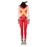 X-Men Jean Women Red Outfit Cosplay Costume Halloween Carnival Party Suit