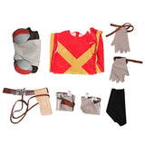 X-Men Jean Women Red Outfit Cosplay Costume Halloween Carnival Party Suit