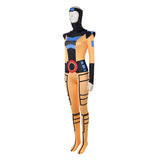 X-Men Jean Women Yellow Jumpsuit Cosplay Costume Halloween Carnival Party Suit