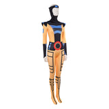 X-Men Jean Women Yellow Jumpsuit Cosplay Costume Halloween Carnival Party Suit
