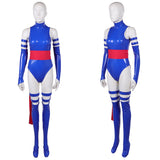 X-Men Psylocke Women Blue Outfit Cosplay Costume Halloween Carnival Party Suit