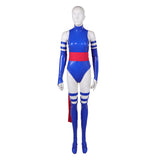 X-Men Psylocke Women Blue Outfit Cosplay Costume Halloween Carnival Party Suit