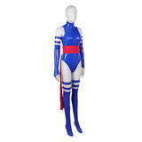X-Men Psylocke Women Blue Outfit Cosplay Costume Halloween Carnival Party Suit