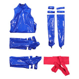 X-Men Psylocke Women Blue Outfit Cosplay Costume Halloween Carnival Party Suit