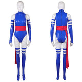 X-Men Psylocke Women Blue Outfit Cosplay Costume Halloween Carnival Party Suit