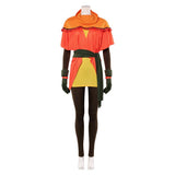 X-Men Rogue Women Orange Outfit Cosplay Costume Halloween Carnival Party Suit 