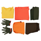 X-Men Rogue Women Orange Outfit Cosplay Costume Halloween Carnival Party Suit 