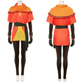 X-Men Rogue Women Orange Outfit Cosplay Costume Halloween Carnival Party Suit 