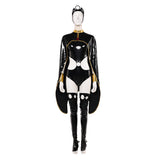 X-Men Storm Women Black Outfit Cosplay Costume Halloween Carnival Party Suit
