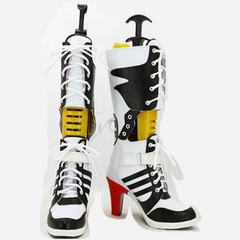 The Suicide Squad Harley Quinn Boots High Heel Shoes Cosplay Outfit Cosplaysky