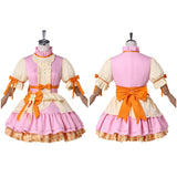 Yor Anya Women Pink Dress Cosplay Costume Halloween Carnival Party Suit