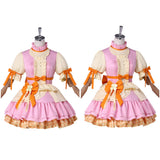 Yor Anya Women Pink Dress Cosplay Costume Halloween Carnival Party Suit