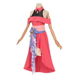 Yor Forger Women Pink Dress Cosplay Costume Halloween Carnival Party Suit